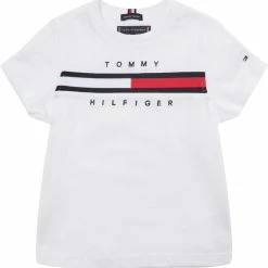 Tommy Hilfiger FLAG RIB INSERT TEE S/S