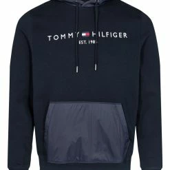 Tommy Hilfiger TOMMY LOGO MIX MEDIA HOODY