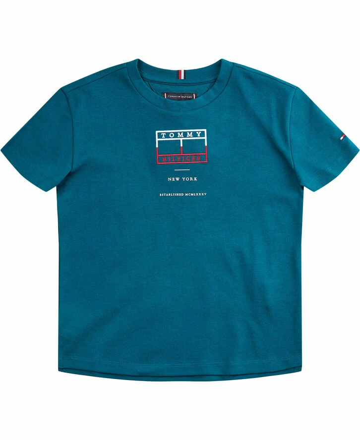 Tommy Hilfiger EMBROIDERED FLAG TEE S/S