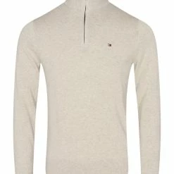 Tommy Hilfiger PIMA ORG CTN CASHMERE ZIP MOCK