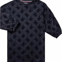 Tommy Hilfiger MONOGRAM ALLOVER FLOCK DRESS