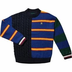 Tommy Hilfiger MULTI STRIPE VARSITY SWEATER