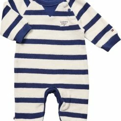 Tommy Hilfiger BABY STRIPED TOWELLING COVERALL