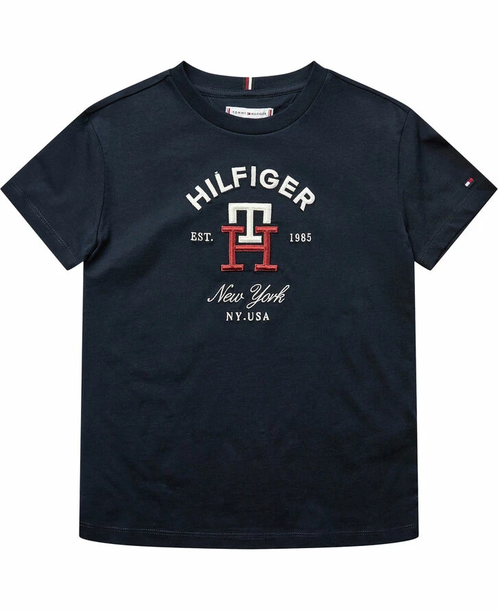 Tommy Hilfiger U CURVED MONOGRAM TEE