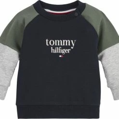 Tommy Hilfiger BABY LOGO COLORBLOCK CREWNECK