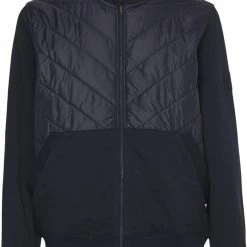 Tommy Hilfiger MIX MEDIA CHEVRON ZIP THROUGH