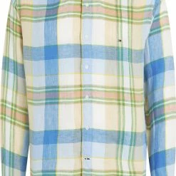 Tommy Hilfiger LINEN MULTI CHECK RF SHIRT