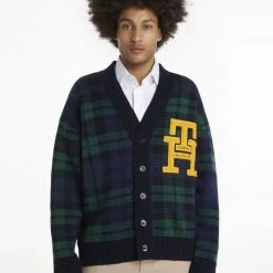 Tommy Hilfiger BLACK WATCH MONOGRAM CARDIGAN