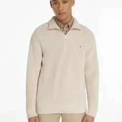 Tommy Hilfiger STRUCTURE ZIP MOCK