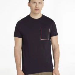 Tommy Hilfiger RWB OUTLINE POCKET TEE