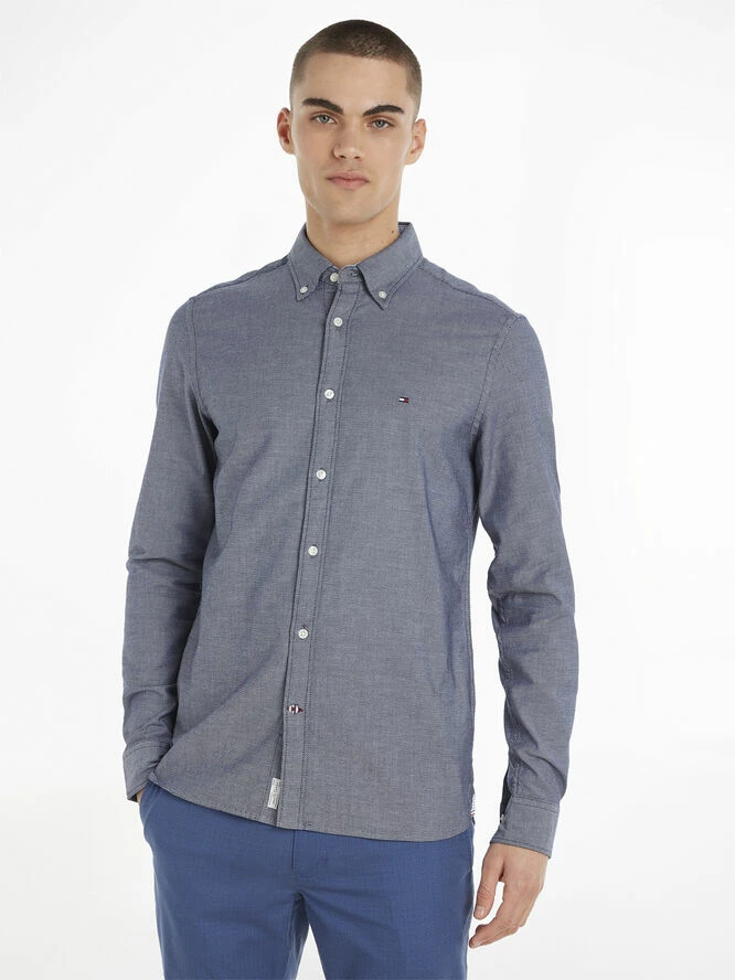 Tommy Hilfiger FLEX NATURAL SOFT DOBBY SF SHIRT - Billede 6