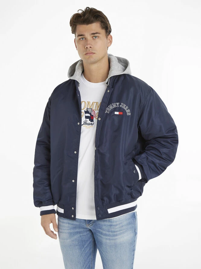 Tommy Hilfiger TJM GRAPHIC SATIN BOMBER JACKET - Billede 6