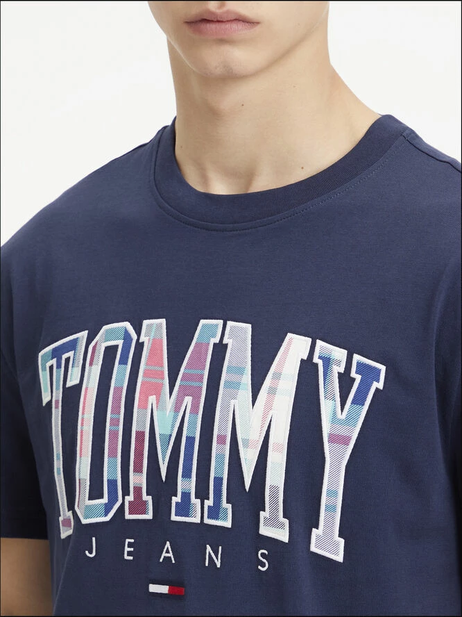 Tommy Hilfiger TJM CLSC TARTAN TOMMY TEE - Billede 4